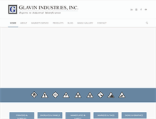 Tablet Screenshot of glavinid.com